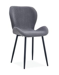 'נורו' בד קורד אפור