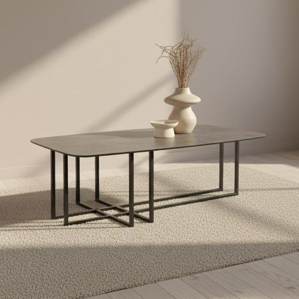 שולחן סלון דמוי בטון דגם אסטרל