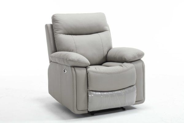 כורסת טלוויזיה חשמלית דגם איקארו - אפור בהיר