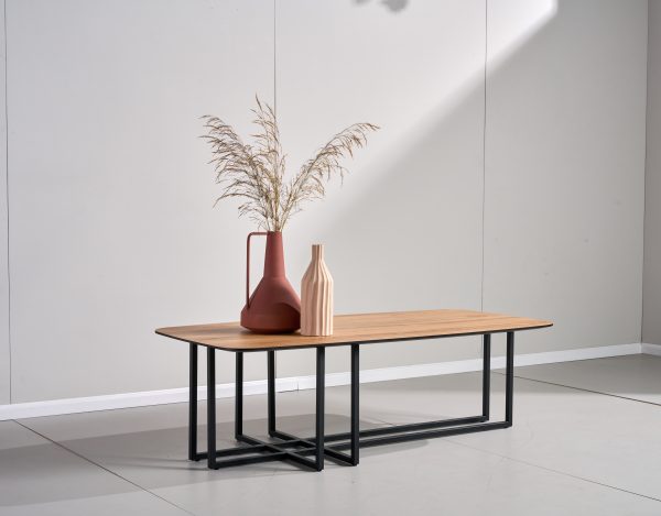 שולחן סלון עץ טבעי דגם אסטרל