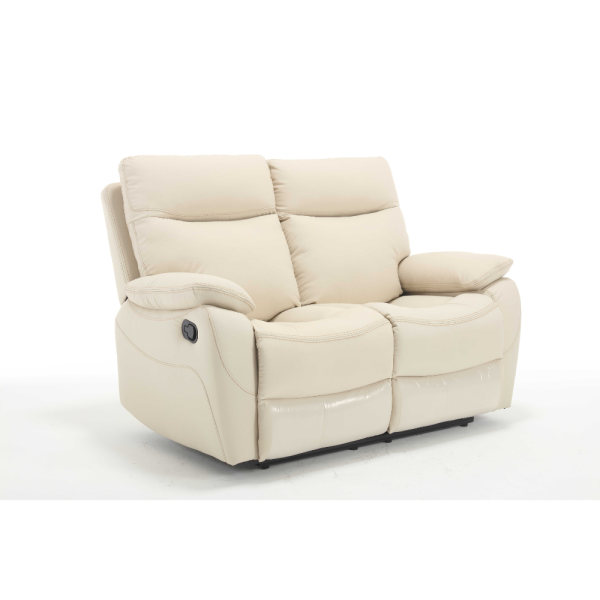 ספה דו מושבית עם ריקליינרים דגם פיטארו - בז'