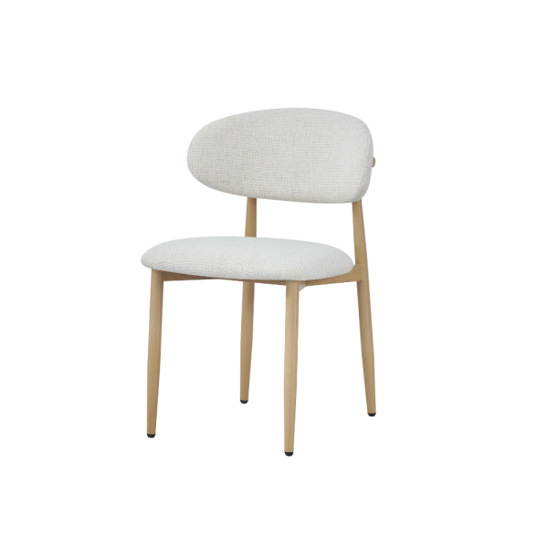 כיסא מעוצב דגם ארדן - רגל דמוי עץ