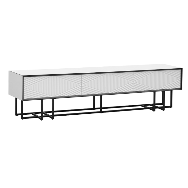 מזנון מעוצב דגם סילו - דמוי שיש לבן